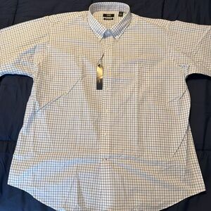 Classic White Checkered Men's Shirt